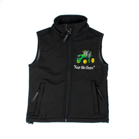 Impact Kids John Deere Softshell Gilet "Fear the Deere"