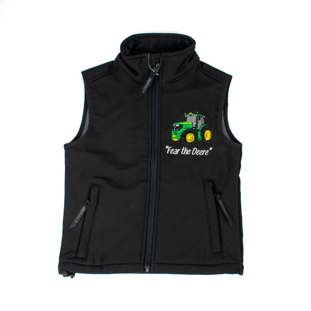 Impact Kids John Deere Softshell Gilet "Fear the Deere"