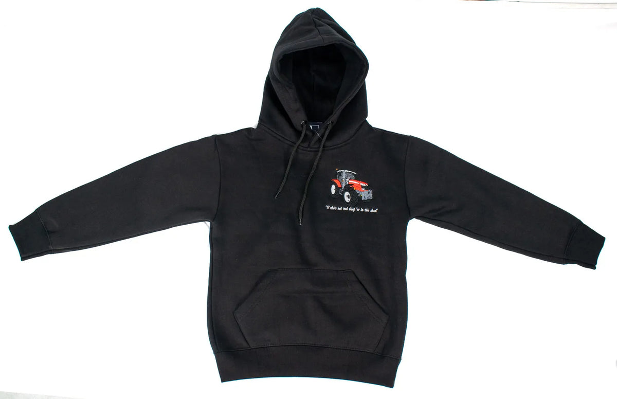 Massey Ferguson Kids Hoodie "If She's Not Red, Leave er in the Shed"