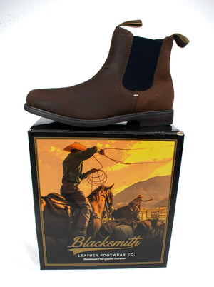 Blacksmith Mens Dealer Boots - Dark Brown