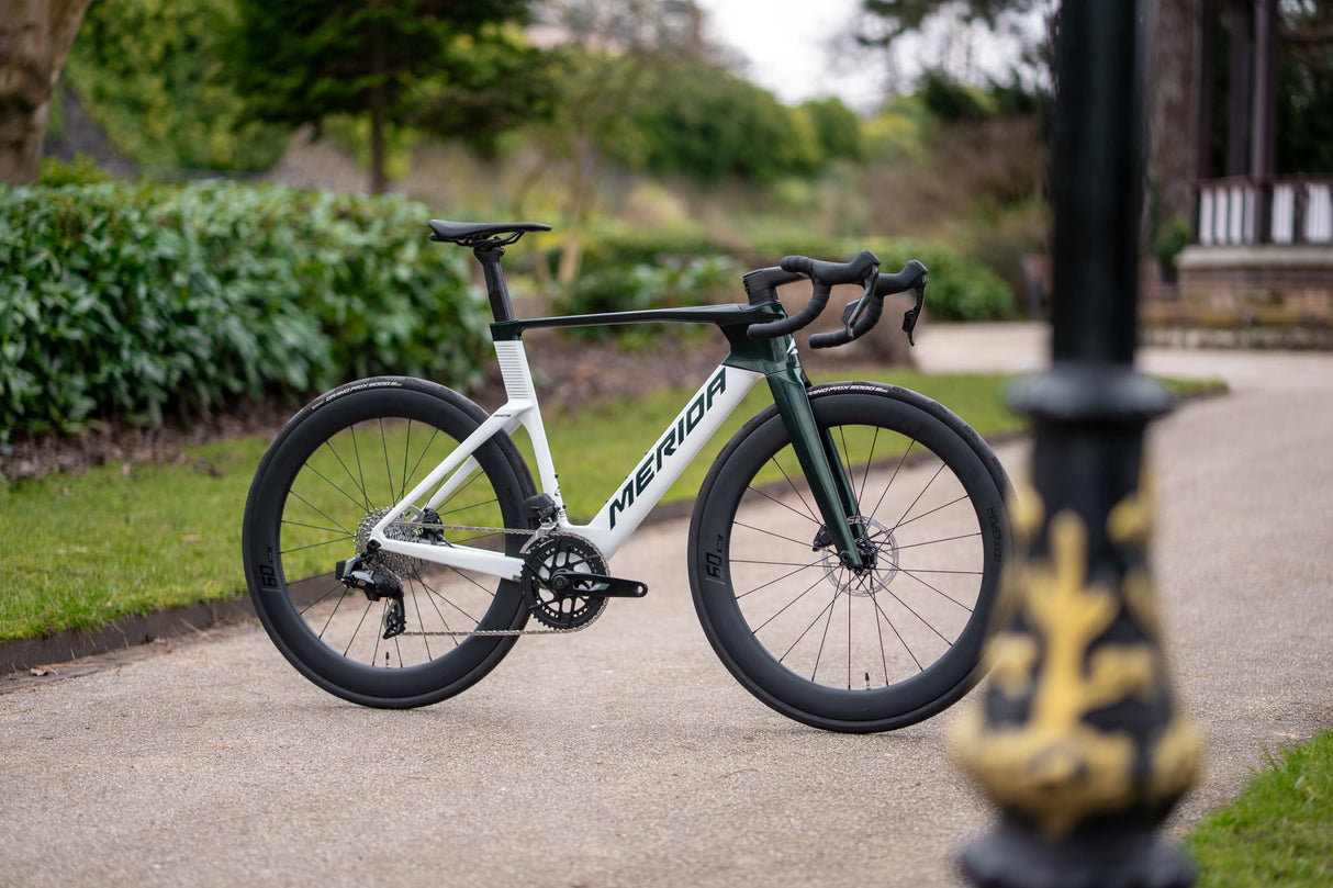 Merida Reacto 7000 - Halo Green / Pearl White - 2027