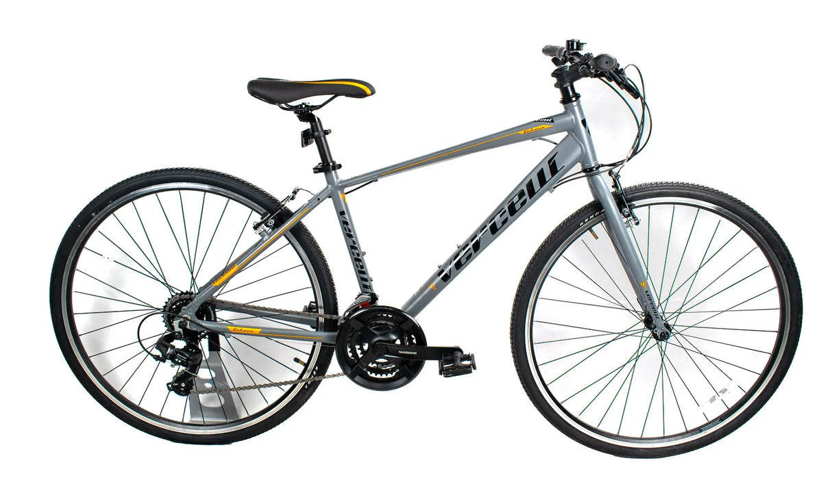 Vercelli Sahara 700c Men's Bike 17" - Lightweight Alloy Frame with Shimano 21-Speed Gearing