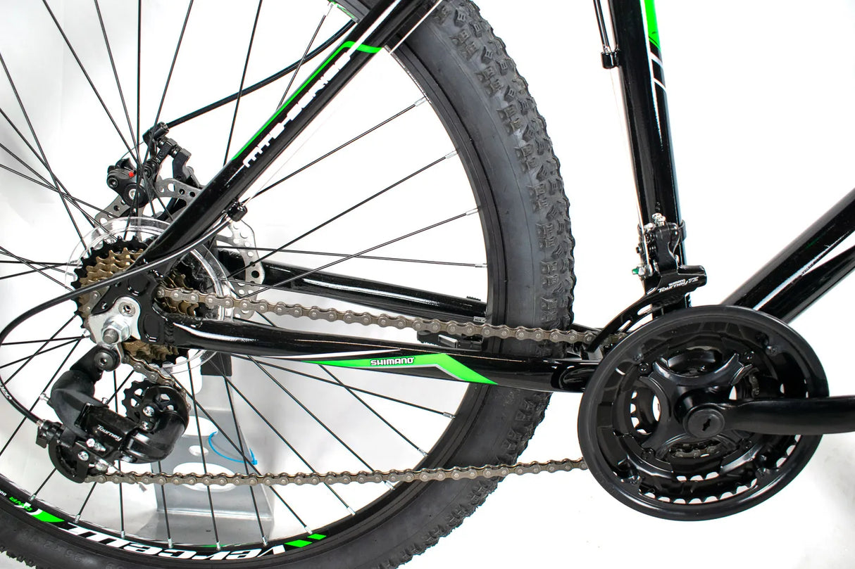 Vercelli Descent Gent 27.5" Mountain Bike - 19-inch Frame, Disc Brakes, Shimano 21-Speed