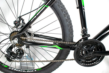 Vercelli Descent Gent 27.5" Mountain Bike - 19-inch Frame, Disc Brakes, Shimano 21-Speed