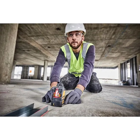 DeWalt DW088K-XJ Cross Line Laser - Self-Leveling Red Beam with 15m Range