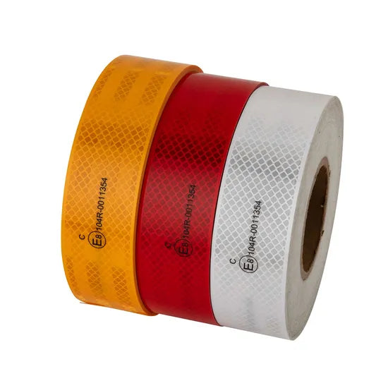 LED Global Reflective Marking Tape (50M) Amber - Price Per Metre