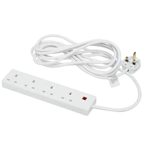 4 Gang 2 Metre Extension Lead