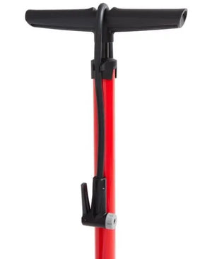 Essential Floor Pump MPQA002 - Auto-Select Head, Steel Barrel, 180 PSI