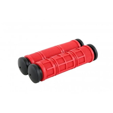 ETC Dual Density Grips 125mm - Red - Comfortable and Durable Bike Grips