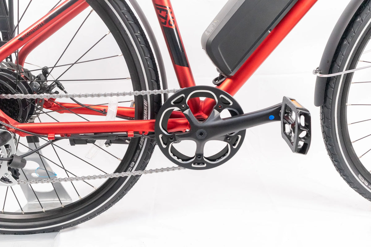 EzeGo Commute EX Gents Red Electric Bike 