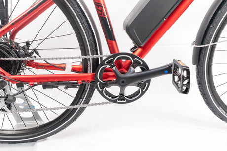 EzeGo Commute EX Gents Red Electric Bike 