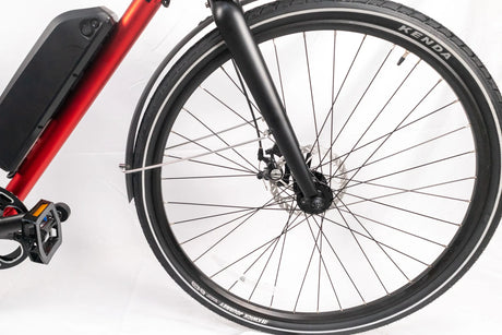 EzeGo Commute EX Gents Red Electric Bike 