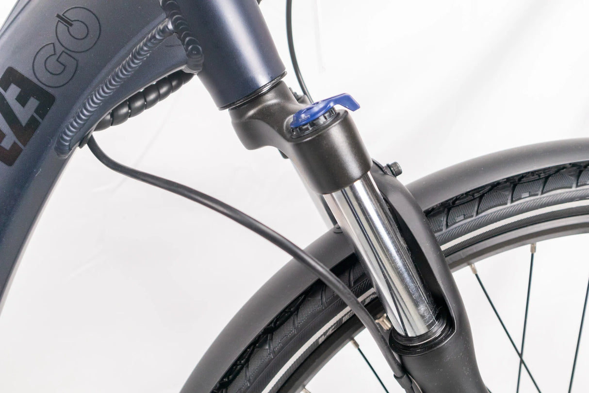 EzeGo Step NX700C 18" Dark Blue Electric Bike 