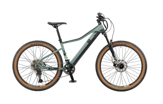 EZEGO Trail Destroyer eBike - 15" Army Green Electric Mountain Bike