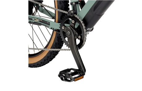 EZEGO Trail Destroyer eBike - 15" Army Green Electric Mountain Bike