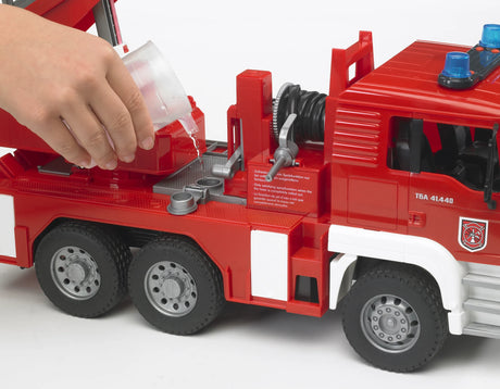 Bruder MAN TGA Fire engine with selwing ladder