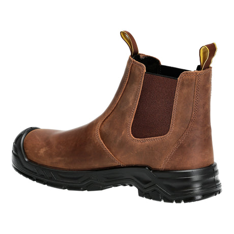 Mascot 5409 Durable, Metal-Free Safety Boot with Shock-Absorption and Slip-Resistant Sole Nut Brown