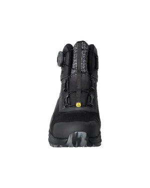 MASCOT Safety Boots S3S Black with BOA Fit System - Lightweight, Water-Repellent, Slip-Resistant