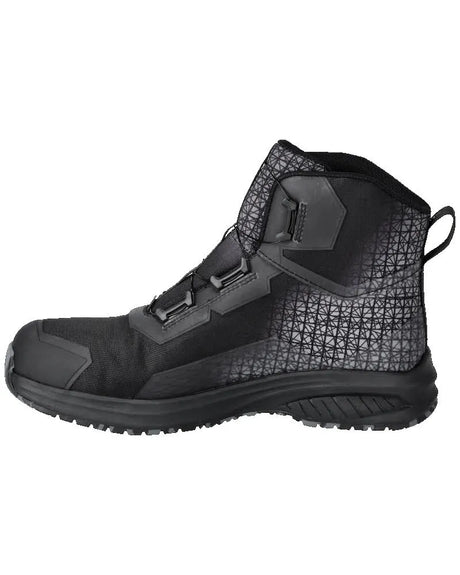 MASCOT Safety Boots S3S Black with BOA Fit System - Lightweight, Water-Repellent, Slip-Resistant