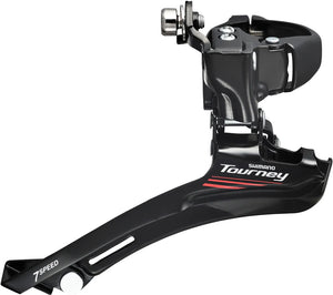 FD-A073 7-Speed Front Derailleur - Multi-Fit 28.6/31.8/34.9 mm, Compatible with 50T Chainring