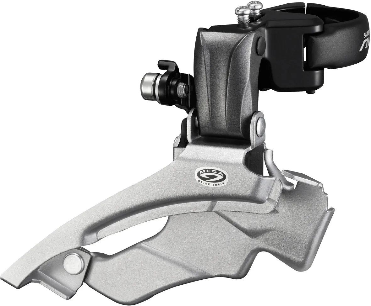 Shimano Altus FD-M371 9-Speed Front Derailleur - Dual-Pull, Conventional Swing
