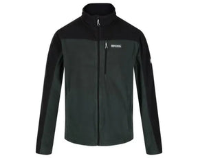 Regatta Men's Fellard Lightweight Full Zip Fleece Deep Forest Black