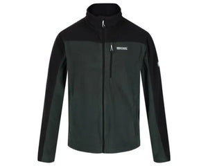 Regatta Men's Fellard Lightweight Full Zip Fleece Deep Forest Black