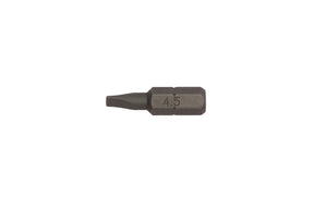 Teng Tools 4.5mm Flat Bit 25mm Long 1/4" Hex Drive