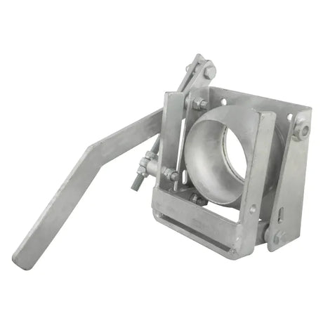 G17694 Italian Male Short Style Quick Attach Coupling - 6in, 4-Bolt Flange, Galvanised