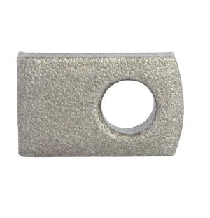 G19582 Gate Eye 12mm Weld On Flat - Durable, Self-Colour Finish for Garden & Farm Gates