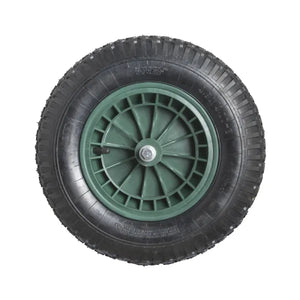 G20378 Heavy Duty Wheelbarrow Wheel Assembly 400x8 with Axle & M10 Bolts