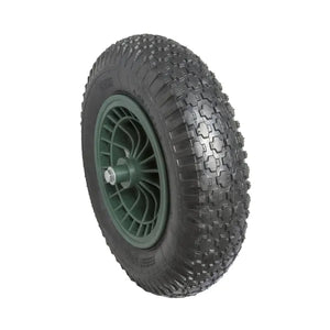 G20378 Heavy Duty Wheelbarrow Wheel Assembly 400x8 with Axle & M10 Bolts
