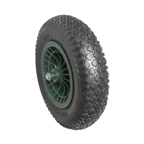 G20378 Heavy Duty Wheelbarrow Wheel Assembly 400x8 with Axle & M10 Bolts