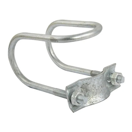 G2433A Steel Tubing Clamp - 2in Round, Heavy Duty Zinc-Plated