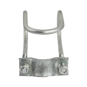 G2433A Steel Tubing Clamp - 2in Round, Heavy Duty Zinc-Plated