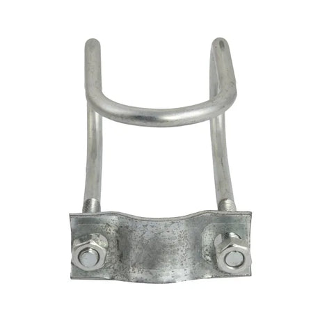 G2433A Steel Tubing Clamp - 2in Round, Heavy Duty Zinc-Plated