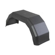 G3167 PVC Mudguard Single 490 x 140 x 195mm - Black Plastic for Single Axle Trailers