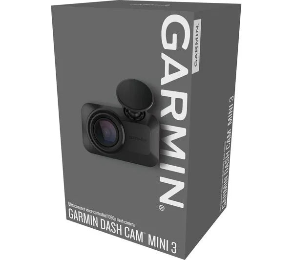 Garmin Dash Cam Mini 3 - Compact 1080p Dash Cam with Polariser & Voice Control