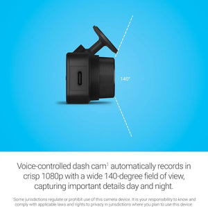 Garmin Dash Cam Mini 3 - Compact 1080p Dash Cam with Polariser & Voice Control