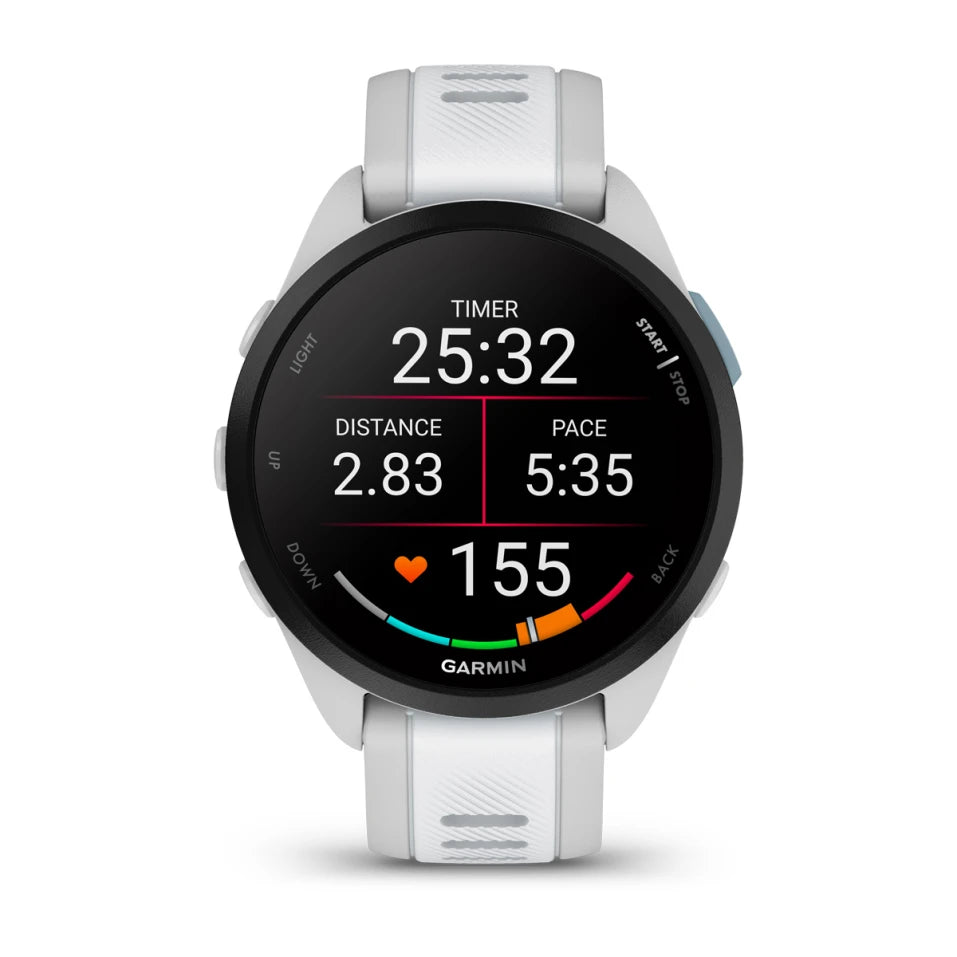 Garmin Forerunner 165 GPS Running Watch - Mist Grey/Whitestone, Fitness & Health Tracker