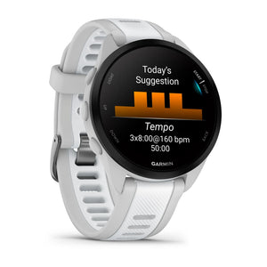 Garmin Forerunner 165 GPS Running Watch - Mist Grey/Whitestone, Fitness & Health Tracker