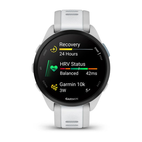 Garmin Forerunner 165 GPS Running Watch - Mist Grey/Whitestone, Fitness & Health Tracker