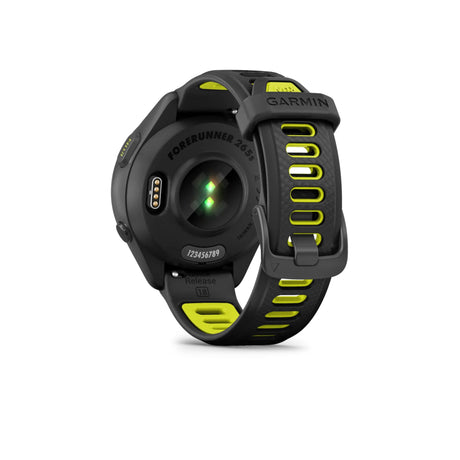 Garmin Forerunner 265S GPS Multisport Watch - Black Bezel with Black Silicone Band