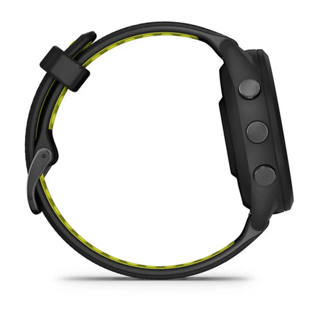 Garmin Forerunner 265S GPS Multisport Watch - Black Bezel with Black Silicone Band