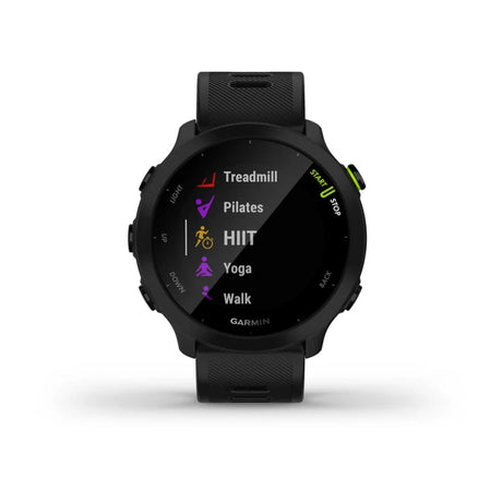 Garmin Forerunner 55 GPS Smartwatch Black| Lightweight, Long Battery Life, Advanced Training Features