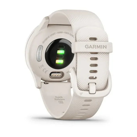 Garmin Vivomove Sport Hybrid Smartwatch for Women - Ivory | Analogue Style with Smart Features