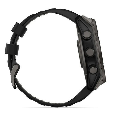 Garmin fēnix 8 51 mm Sapphire Solar - Carbon Gray Titanium / Black Sport Loop