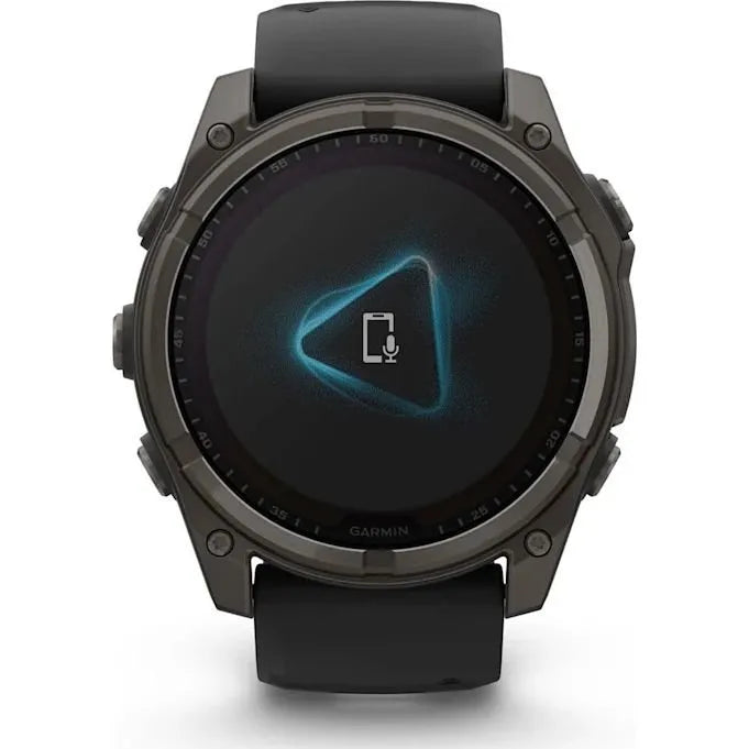 Garmin fēnix 8 51 mm Sapphire Solar - Carbon Gray Titanium / Black Sport Loop