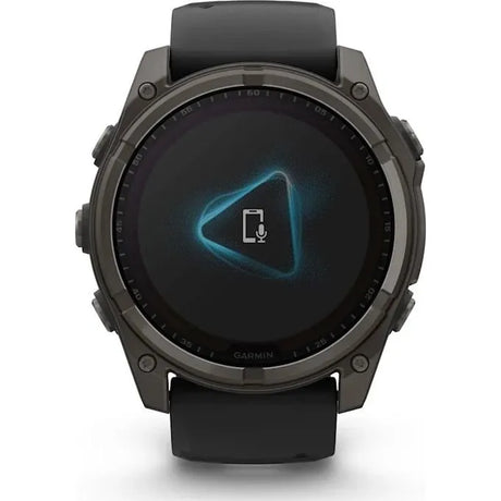 Garmin fēnix 8 51 mm Sapphire Solar - Carbon Gray Titanium / Black Sport Loop