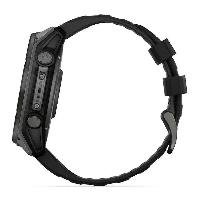 Garmin fēnix 8 51 mm Sapphire Solar - Carbon Gray Titanium / Black Sport Loop
